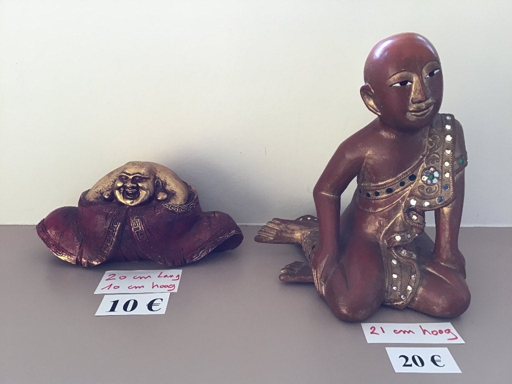 3 Oosterse beeldjes, Ophalen of Verzenden