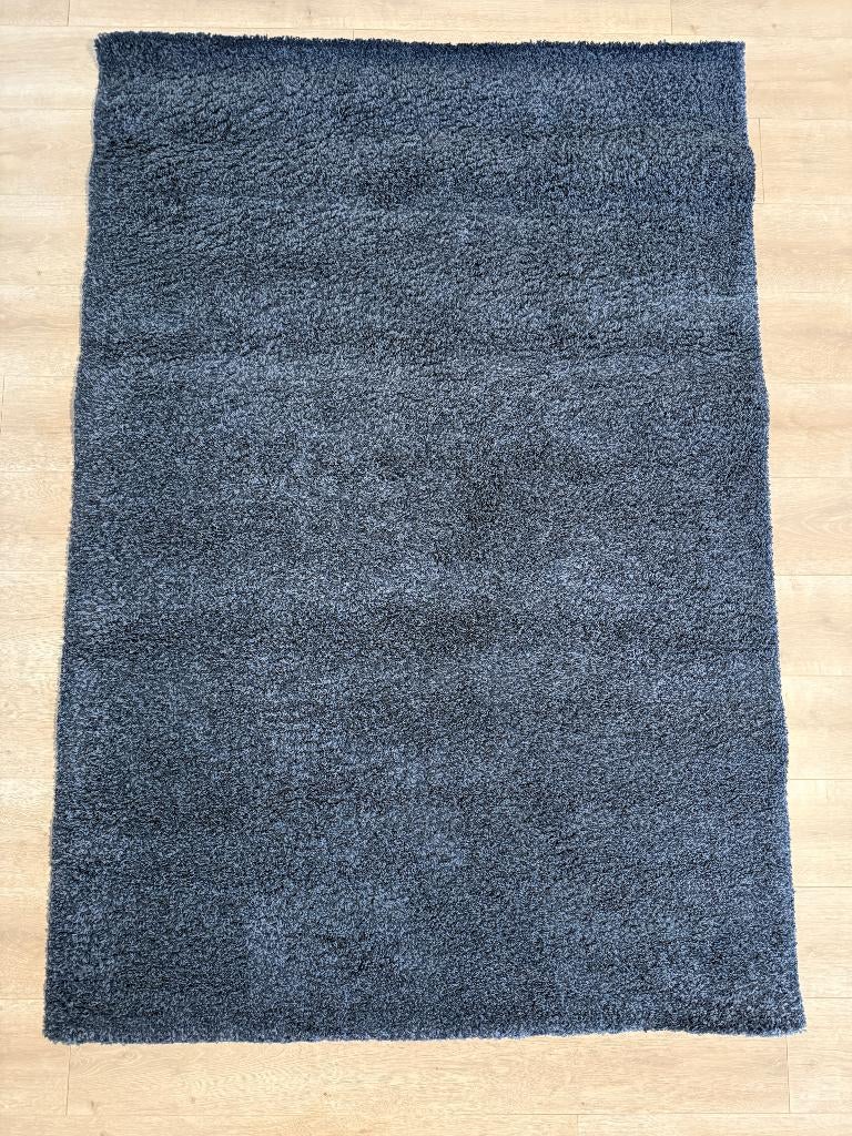 IKEA Adum tapijt 133x195 cm, Huis en Inrichting, Ophalen, 100 tot 150 cm, Blauw, Vierkant