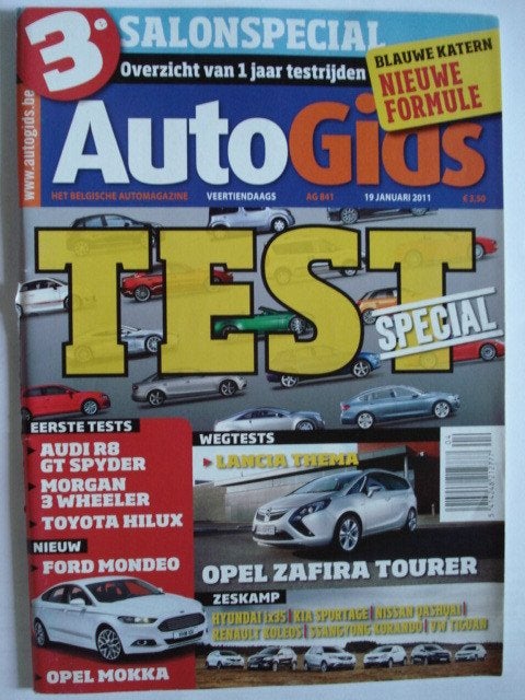 AutoGids 841 Lancia Thema Chrysler 300/Opel Zafira Tourer/Mo, Livres, Autos | Brochures & Magazines, Envoi, Utilisé, Général