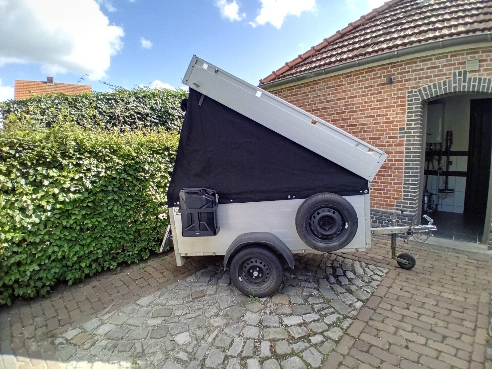 bagage trailer, vakantie aanhanger, Enlèvement, Utilisé