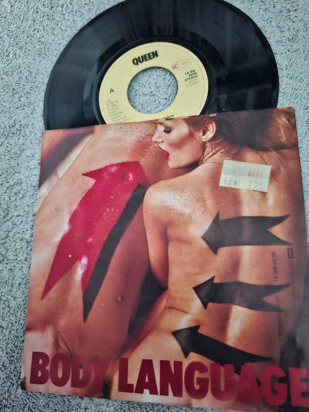 Queen body  language, Cd's en Dvd's, Vinyl Singles, Gebruikt, 7 inch, Ophalen of Verzenden, Pop