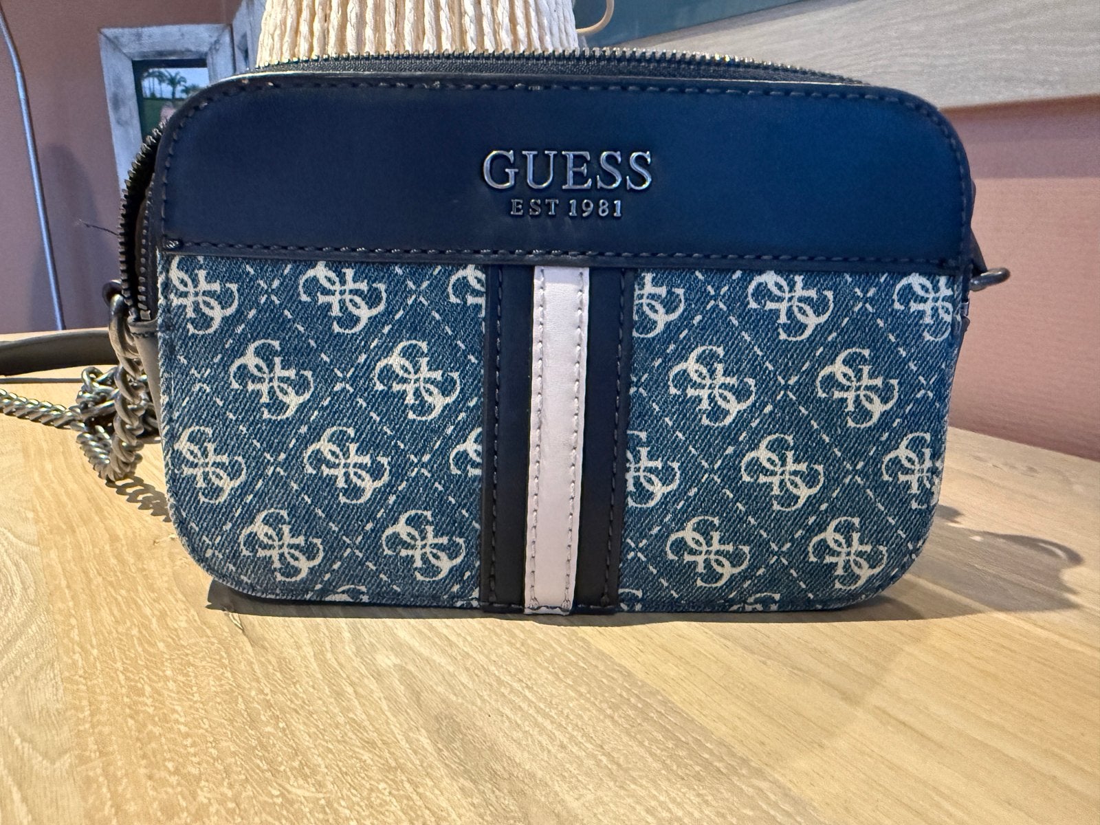 Sac Guess, Enlèvement, Bleu, Sac à bandoulière
