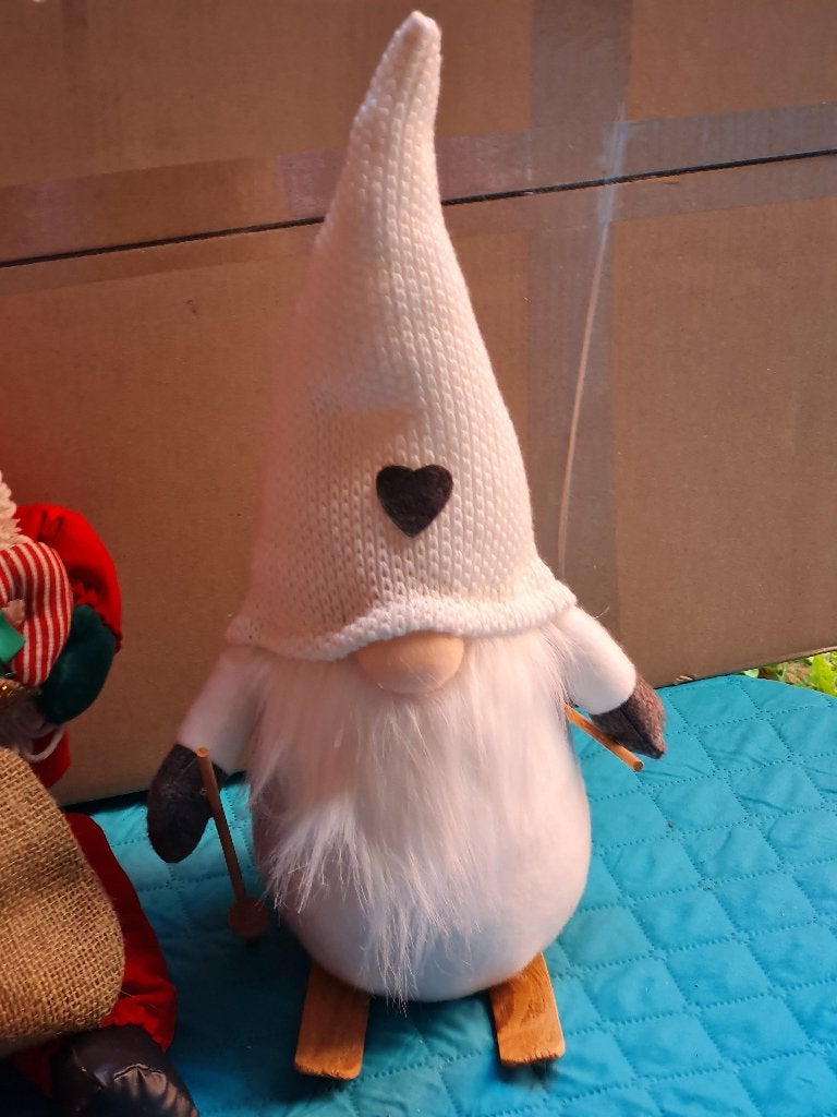 Kerstman en Ski sneeuwman, Diversen, Ophalen, Zo goed als nieuw