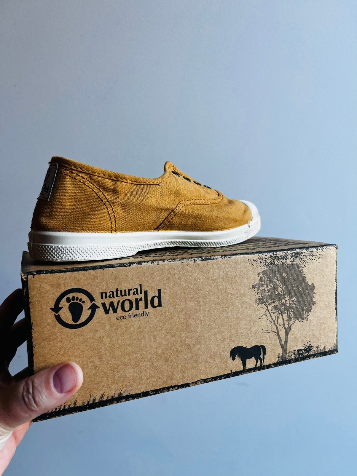 Instapper natural world oker maat 34, Kinderen en Baby's, Kinderkleding | Schoenen en Sokken, Ophalen, Nieuw