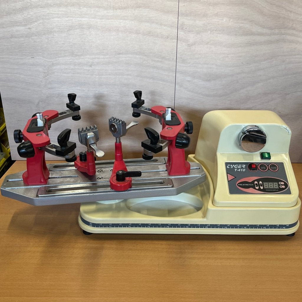 ✅ Bespanmachine Elektrisch Tyger Bespanapparaat Wit/Rood, Sport en Fitness, Niet ingevuld, Gebruikt, Overige typen, Niet ingevuld