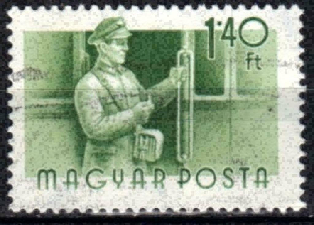 Hongrie 1955 - Yvert 1170 - Série actuelle - Proession (ST), Envoi, Affranchi