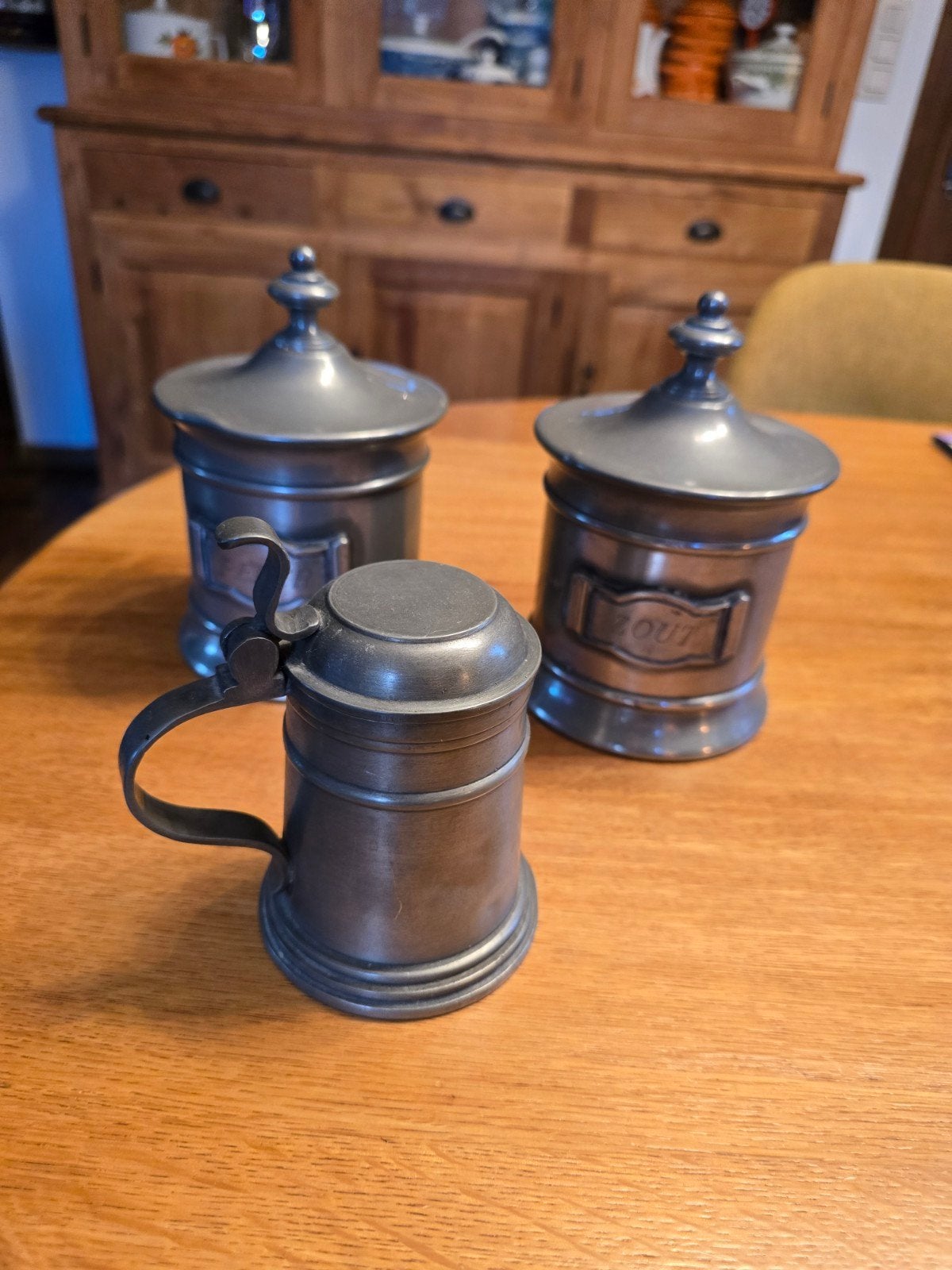 tinnen potten, Antiek en Kunst, Ophalen of Verzenden