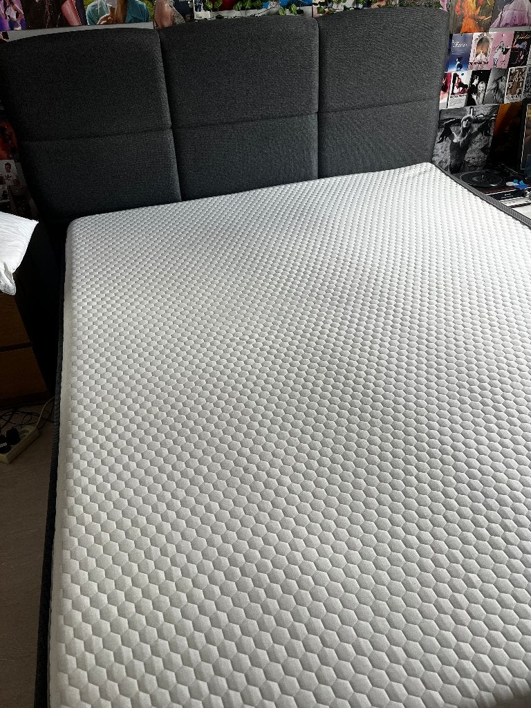 2 persoonsbed boxspring 160*200, Ophalen, Gebruikt, Tweepersoons, 200 cm