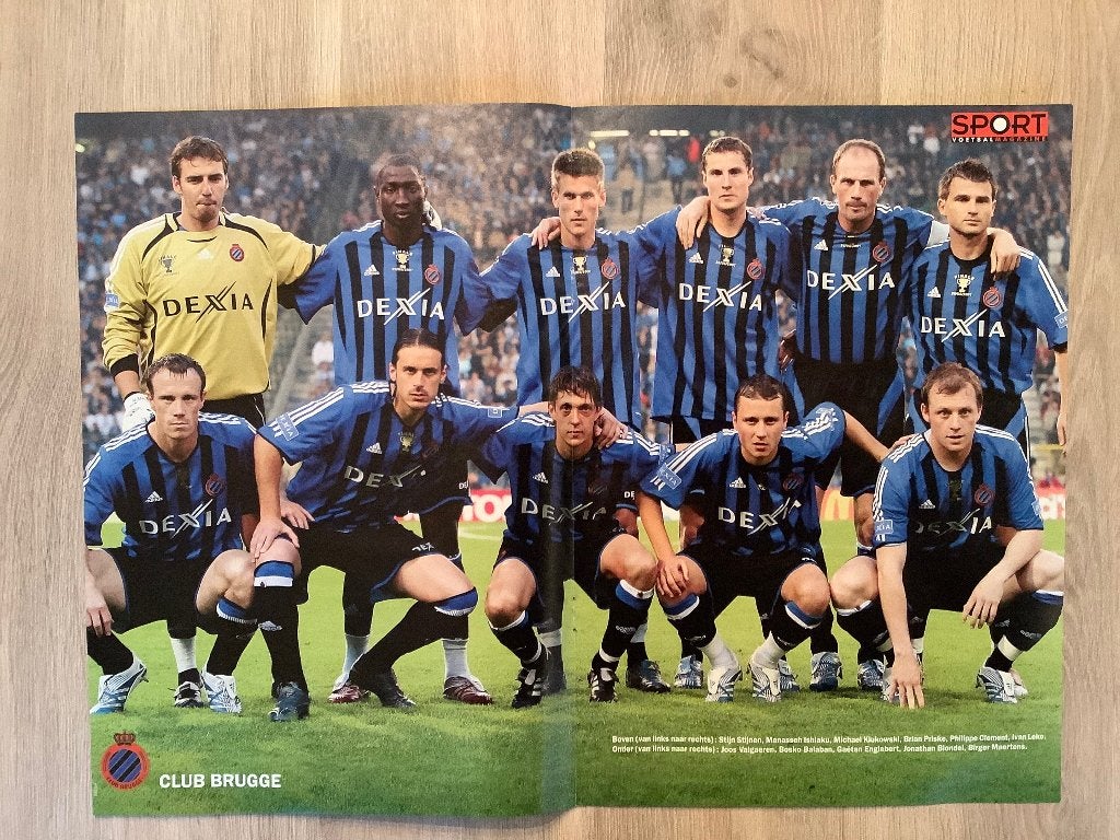 Poster Club Brugge, Enlèvement ou Envoi, Comme neuf, Affiche, Image ou Autocollant
