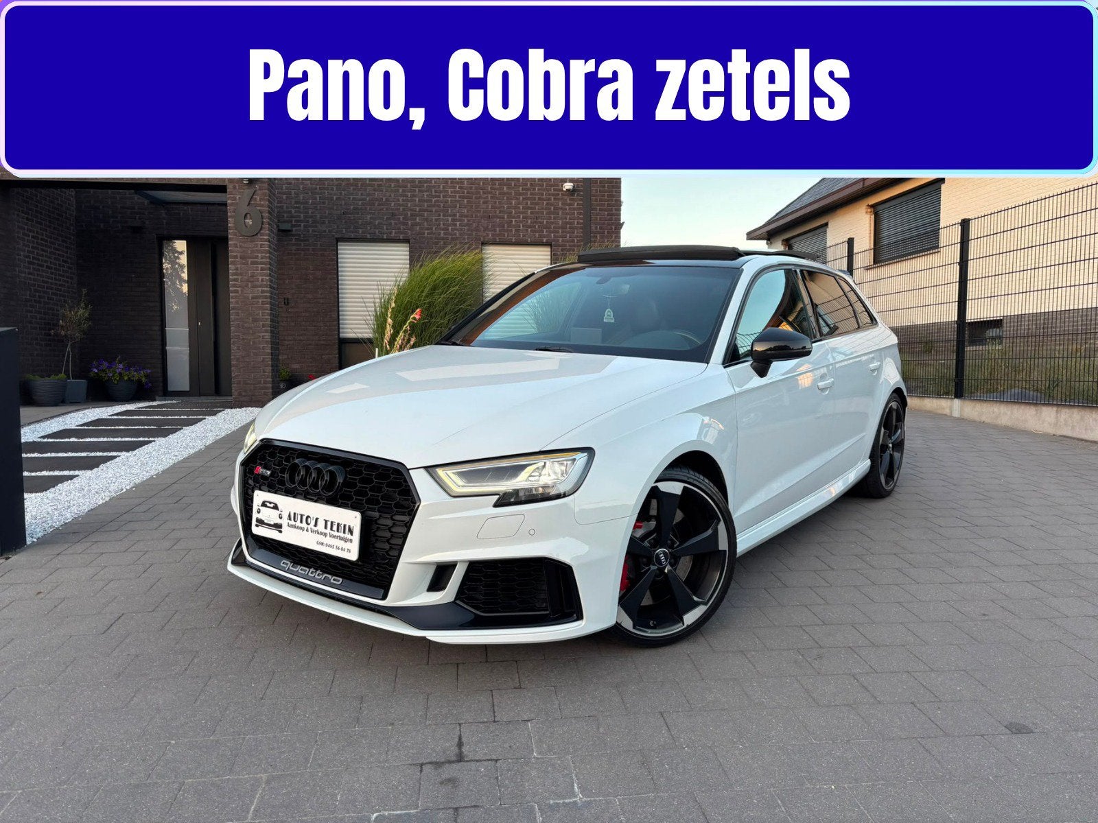Audi RS3 Sportback Quattro 400 CV Facelift sans OPF, Autos, Audi, Cuir, Achat, Euro 6, Entreprise