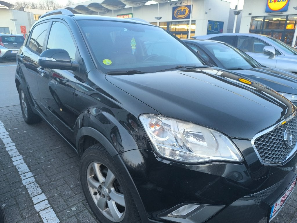 Korando sangyong, Autos, Cuir, Achat, Boîte manuelle, Noir