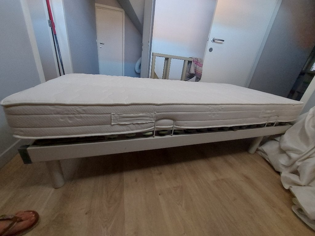 Eenpersoonsbed, 85 tot 100 cm, Zo goed als nieuw, 180 cm of meer, Ophalen