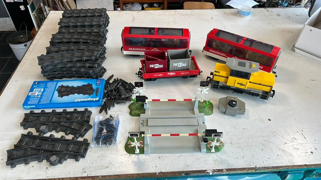 Trein playmobil, Ophalen, Zo goed als nieuw