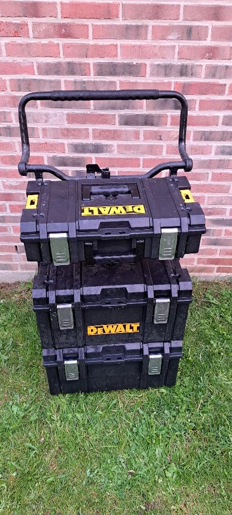 Dewalt Trolley set tough system 2.0 en 2 inserts, Doe-het-zelf en Bouw, Ophalen, Gebruikt