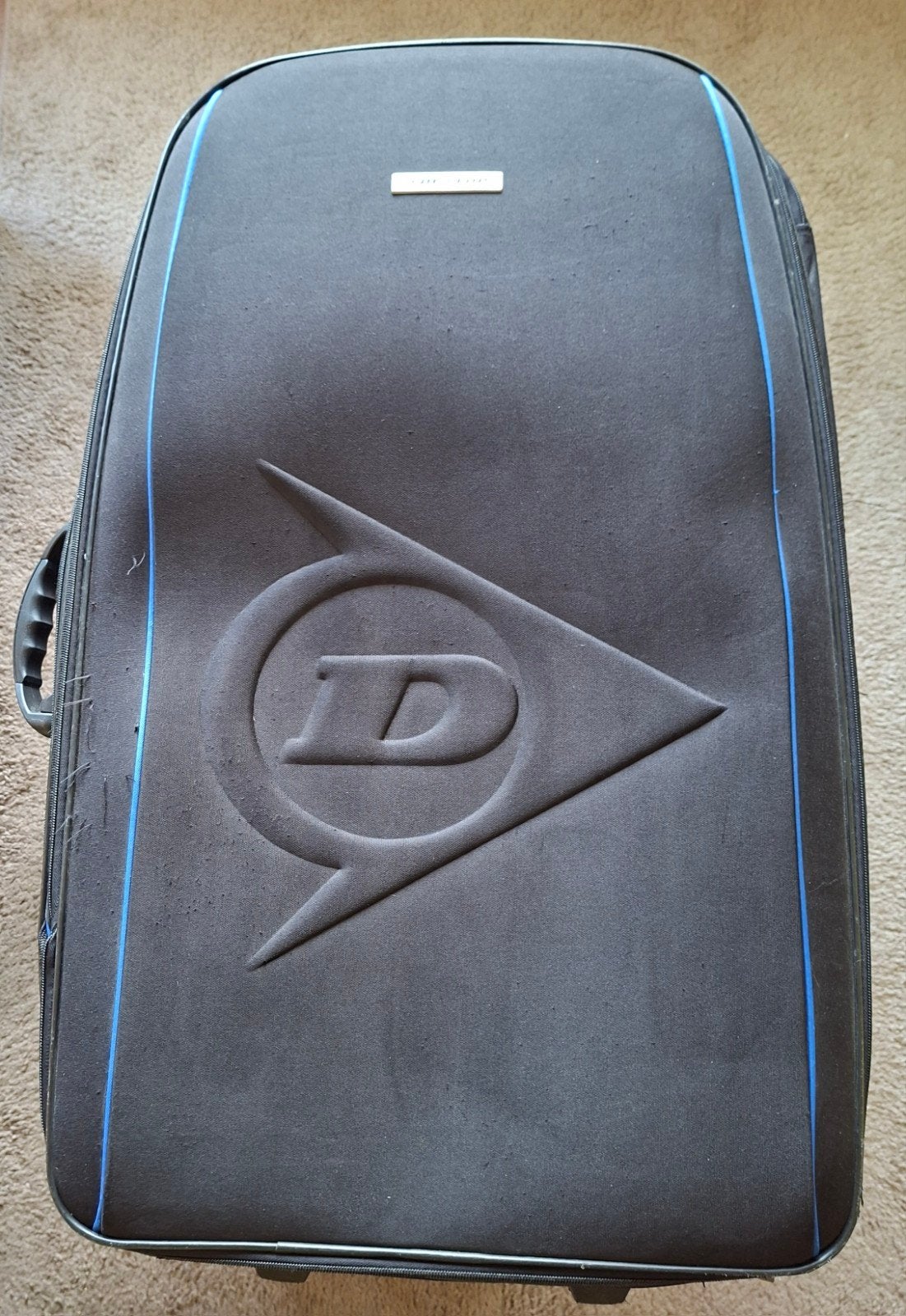 "Dunlop" reiskoffer (LARGE Checked), Ophalen, Uitschuifbare handgreep, Gebruikt, 45 tot 55 cm