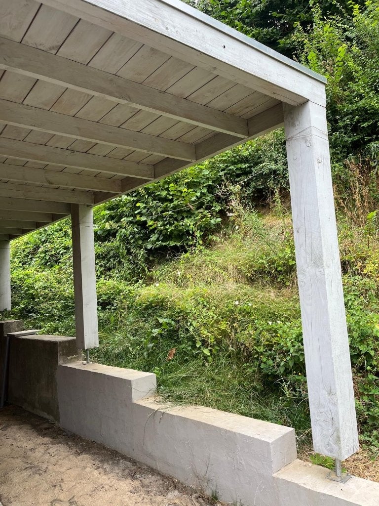 Bois de douglas et d'épicéa - Housse de terrasse, Enlèvement, Utilisé, Autres types
