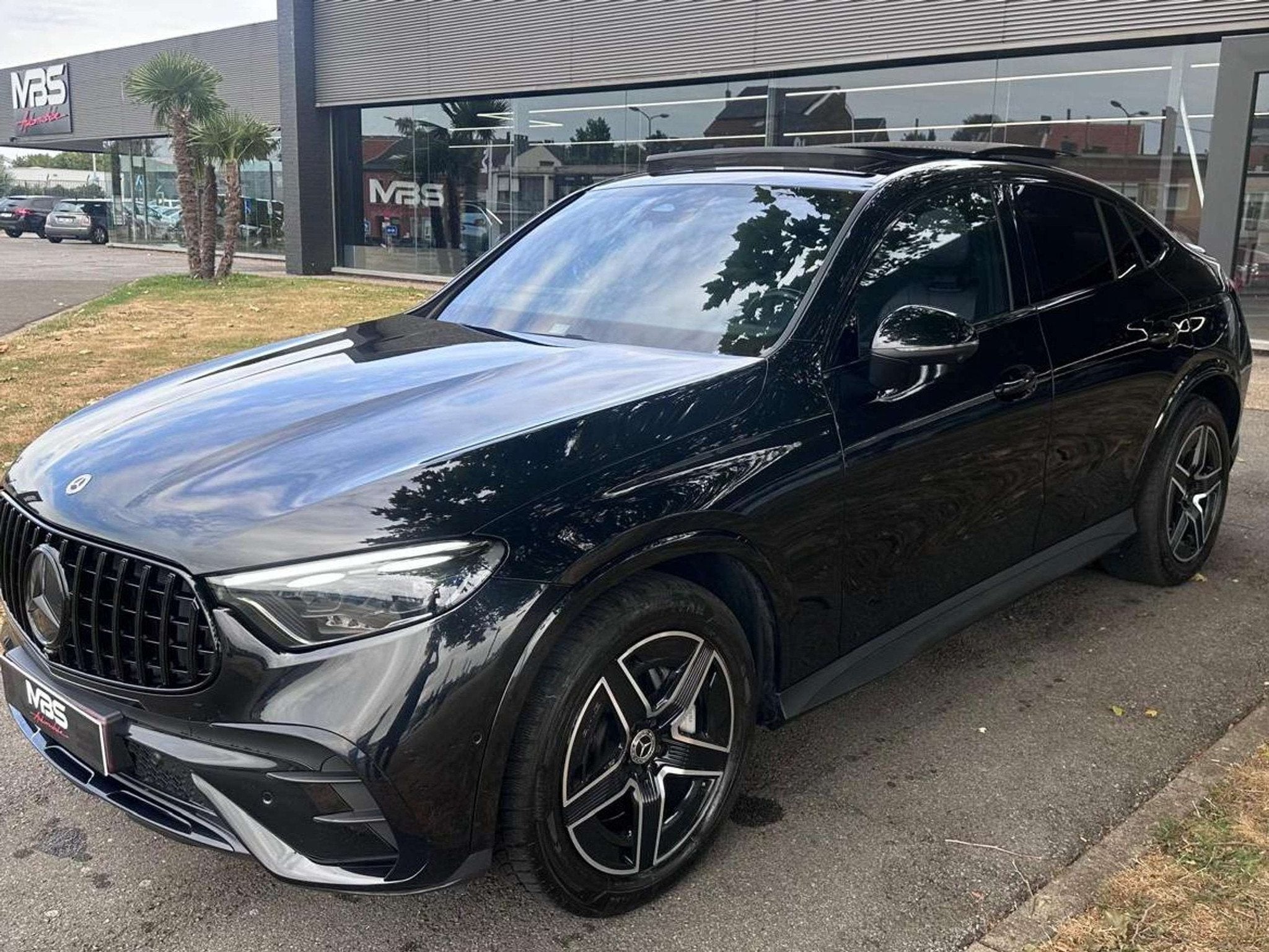 Mercedes-Benz GLC GLC 220 *4 MATIC* TVAC* CAMERA 360* LED* L, Autos, Cuir, Euro 6, Entreprise, Noir