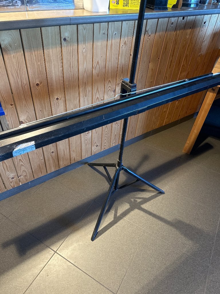 Projectiescherm, Ophalen, Gebruikt