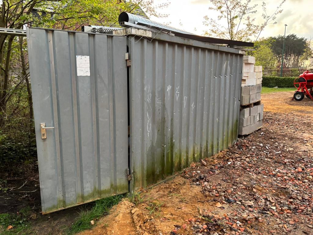 Bouwcontainer 3m x 2m, Doe-het-zelf en Bouw, Ophalen, Gebruikt