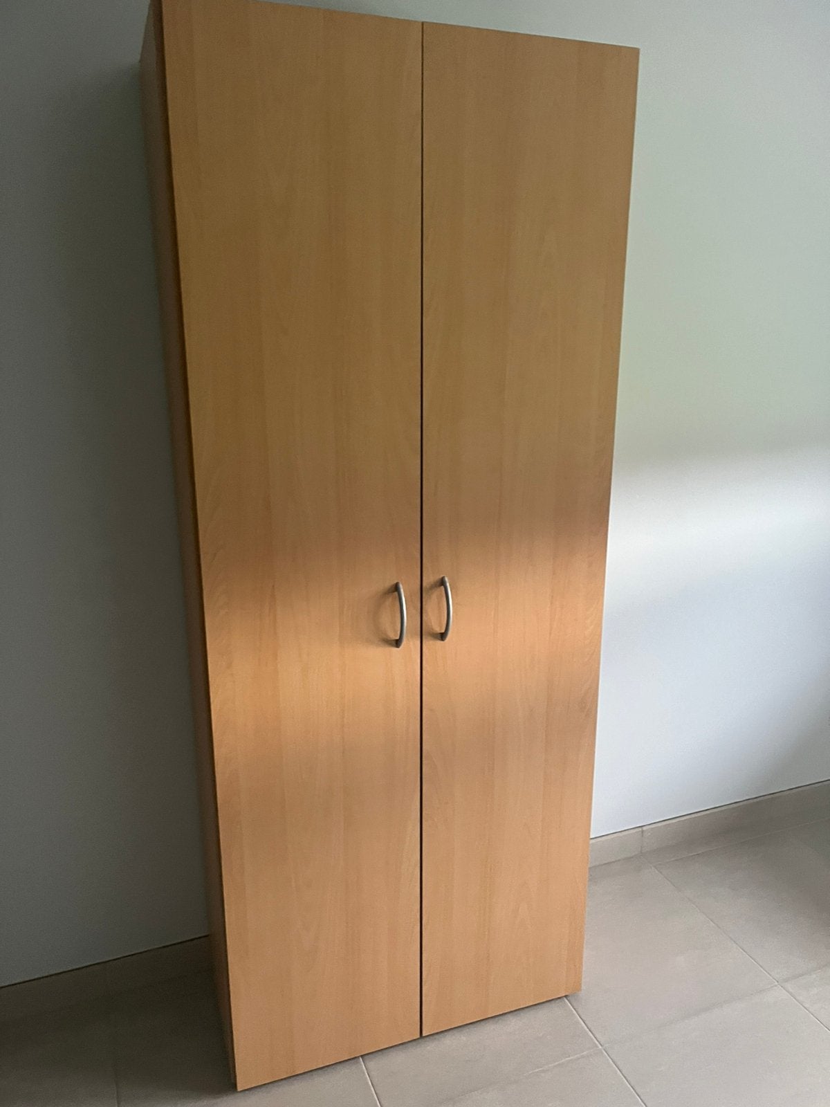 Lange kleerkast met legplanken, Huis en Inrichting, Kasten | Kleerkasten, Ophalen, Zo goed als nieuw