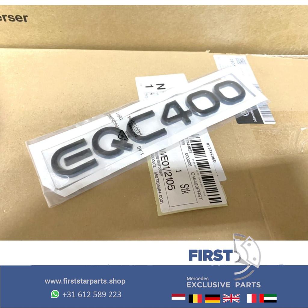 N293 W293 EQC 400 LOGO ZWART origineel Mercedes EQC400 EMBLE, Gebruikt, -, Ophalen of Verzenden, Achter