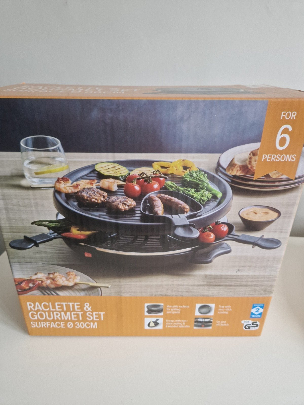 raclette en gourmet set nieuw, Enlèvement ou Envoi, Neuf, 4 à 7 personnes