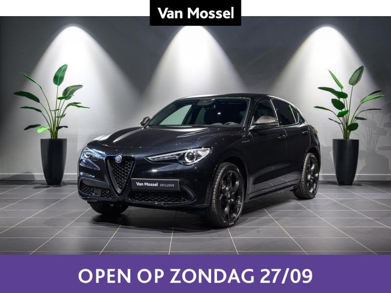 Alfa Romeo Stelvio Estrema, Auto's, 1995 cc, Zwart, 4 cilinders, Zwart