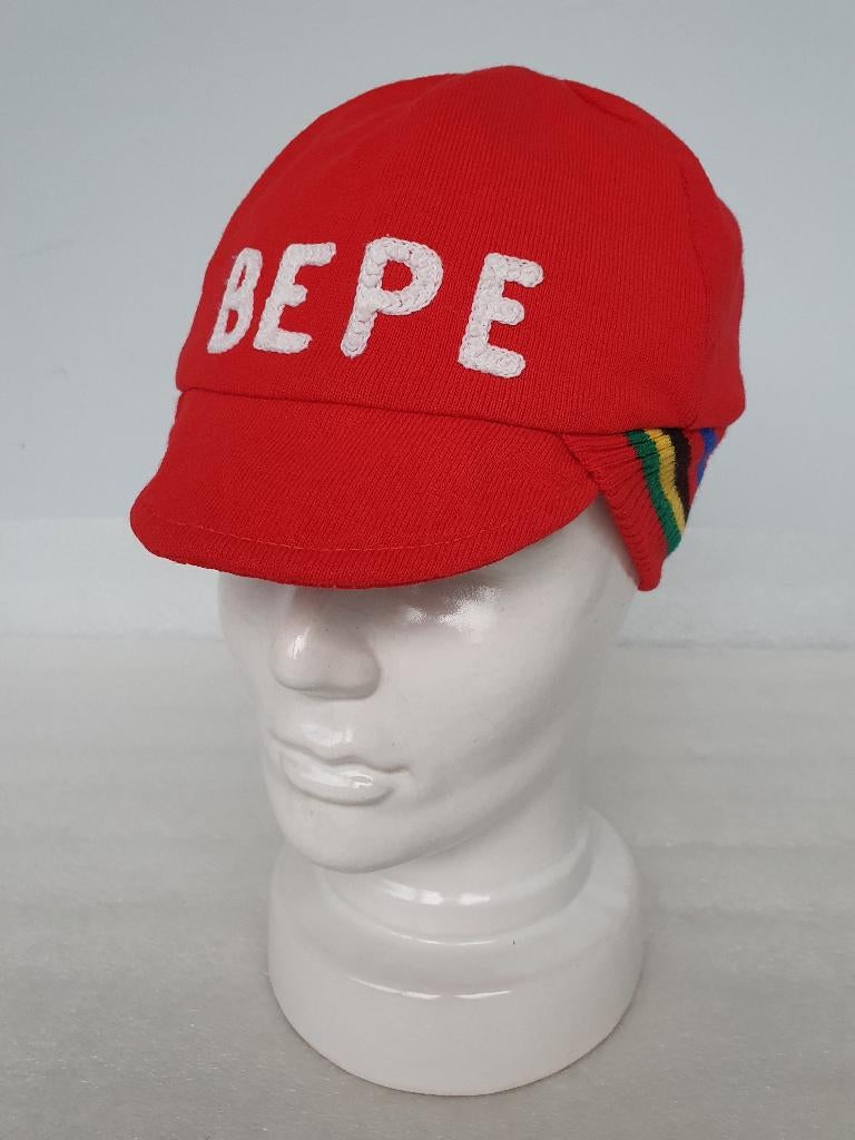 Vintage wielerpet met regenboogkleuren Bepe (Campitello), Sports & Fitness, Cyclisme, Utilisé, Vêtements, Enlèvement ou Envoi