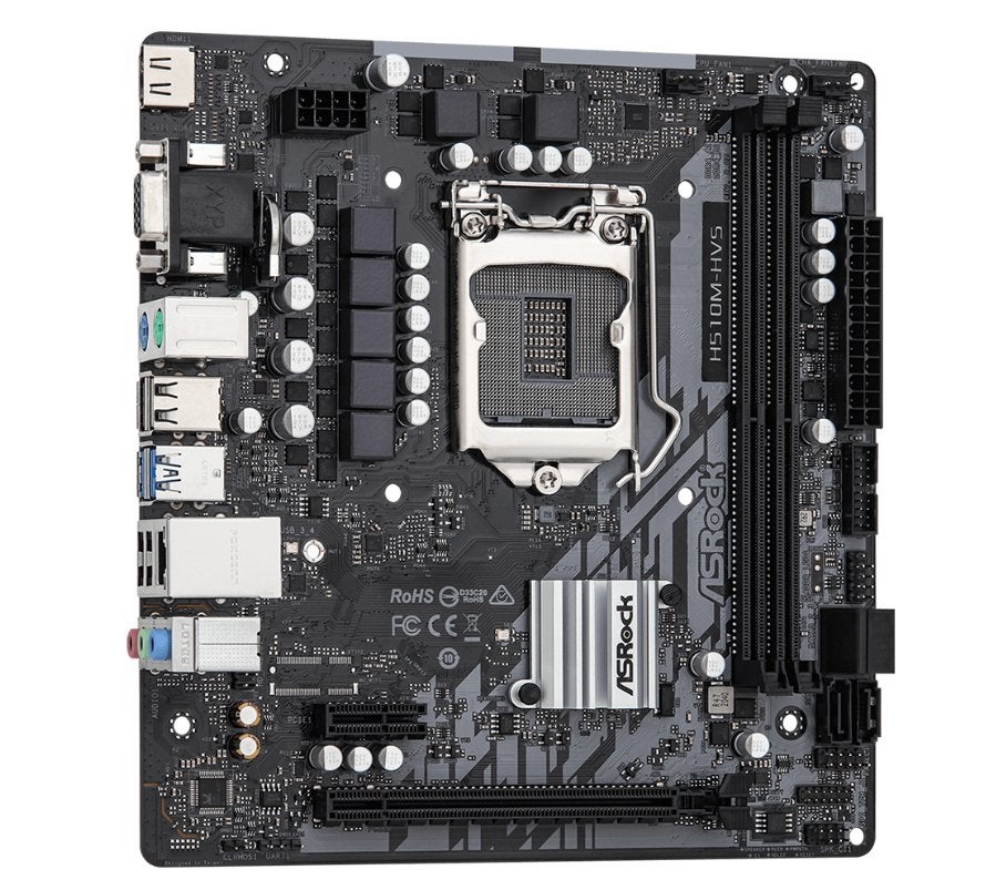 Asrock H510M-HVS R2.0 Socket 1200, Computers en Software, Moederborden, LGA1200, DDR4, Ophalen of Verzenden, Bijsterhuizen 1111 , Nijmegen Gelderland, NL