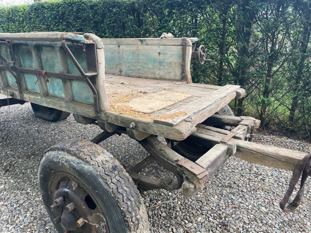 Antieke boeren wagen, Dieren en Toebehoren, Zo goed als nieuw