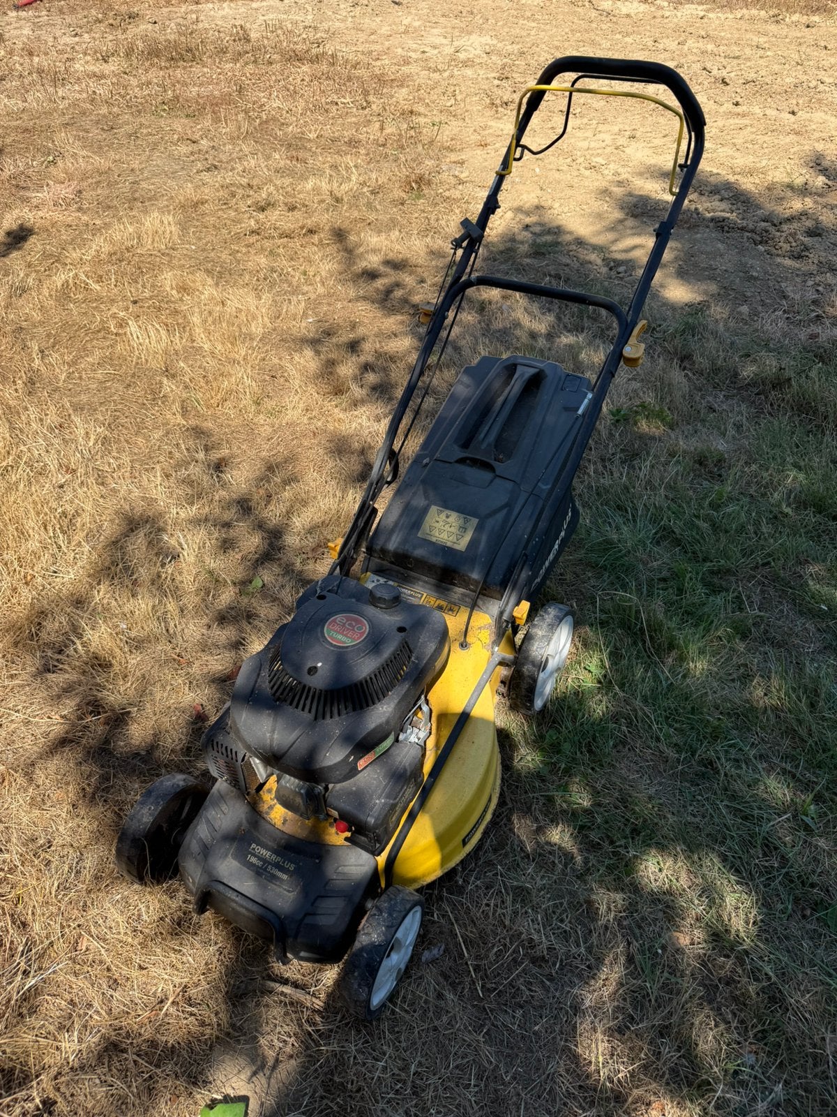 Grasmaaier Powerplus (onderhoud nodig), Tondeuse rotative, Utilisé, Tondeuses à gazon à essence, Fonction de mulching