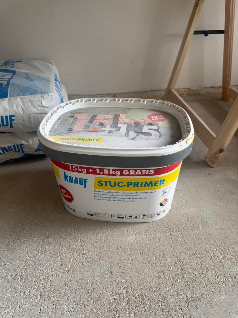 Knauf Stuc-Primer 15+1,5 kg – bijna volle pot, Enlèvement, Comme neuf