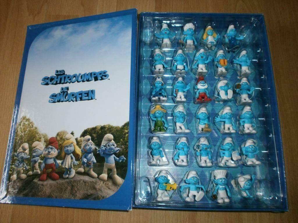 coffret 28 schtroumpfs, Enlèvement