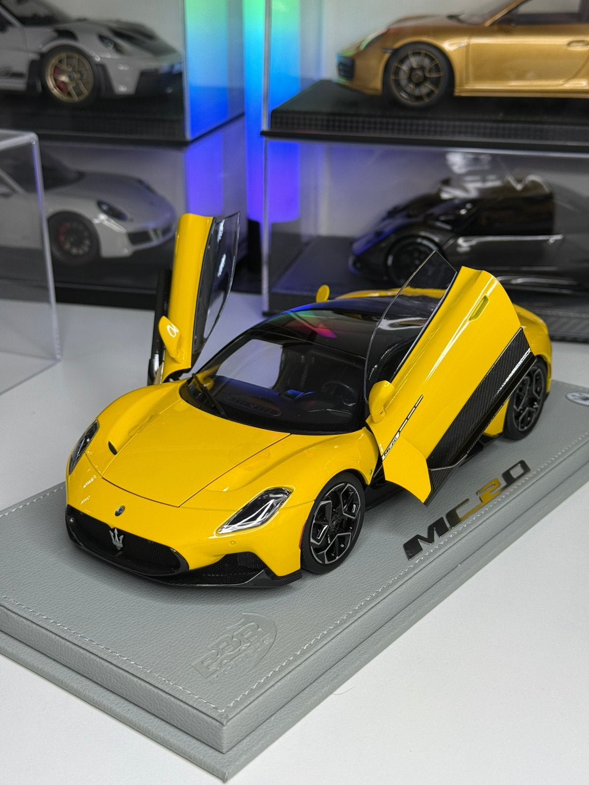 Maserati MC20 BBR 1/18 (91/100pc), Enlèvement ou Envoi, Voiture, Autoart