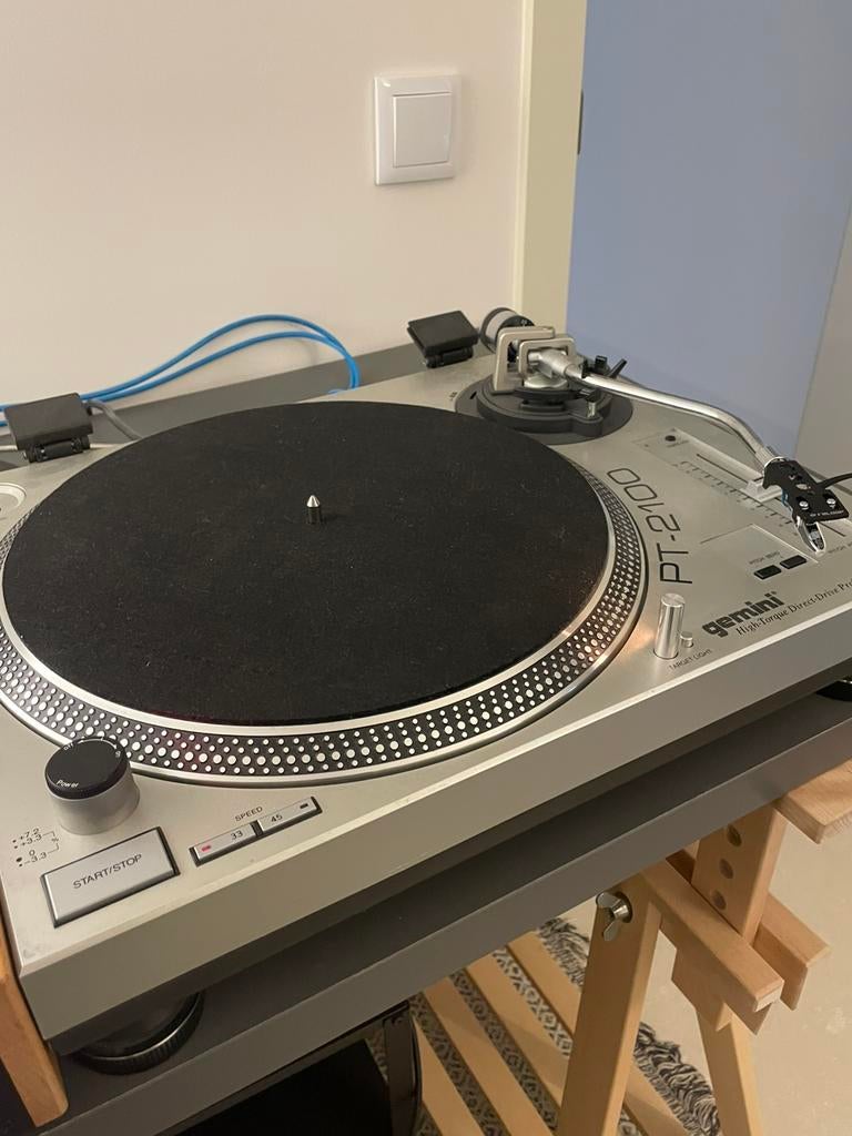 Gemini PT-2100 DJ-draaitafel met directe aandrijving, Gebruikt, Pitch-regelaar, Platenspeler, Ophalen