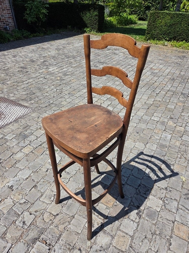 Chaise de bar vintage, 90 cm ou plus, 1 tabouret, Enlèvement ou Envoi, Utilisé