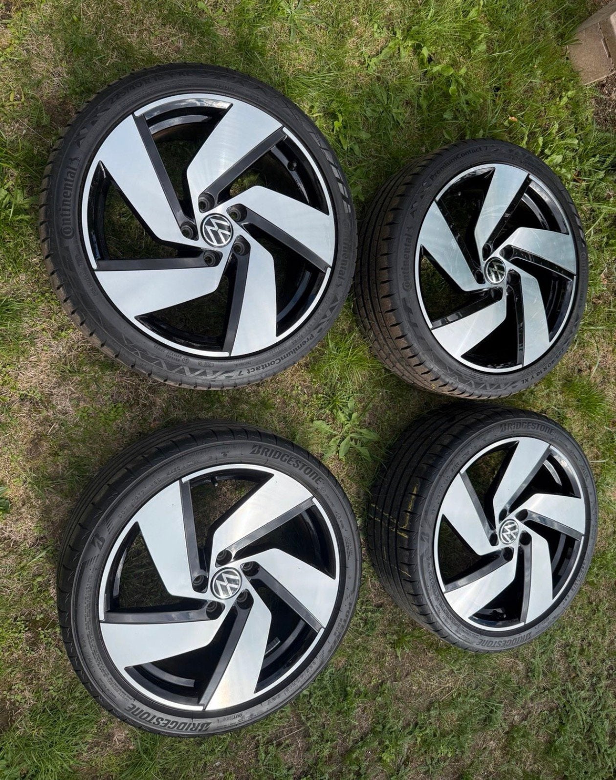 Jantes Golf 8 GTI Richmond 18 pouces originales avec pneus, Enlèvement, 18 pouces, Pneus été, Pneus et Jantes