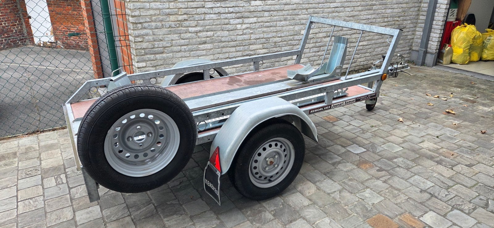Motortrailer 750kg B rijbewijs, Ophalen, Zo goed als nieuw