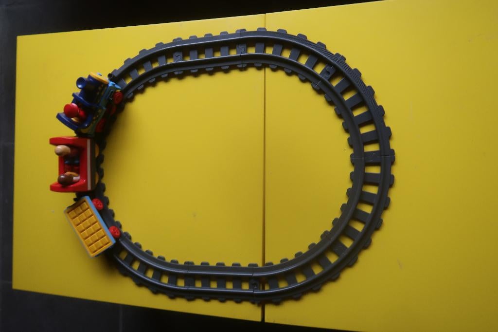 playmobil 123 trein,raket, speeltoestel, Kinderen en Baby's, Speelgoed | Playmobil, Gebruikt, Complete set, Ophalen of Verzenden