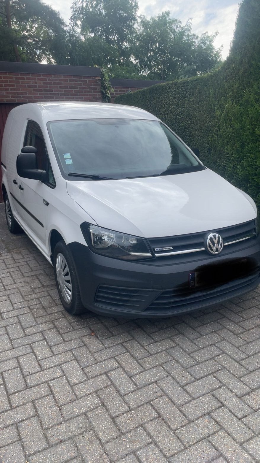 Volkswagen caddy, Auto's, Voorwielaandrijving, CNG (Aardgas), Volkswagen, Wit