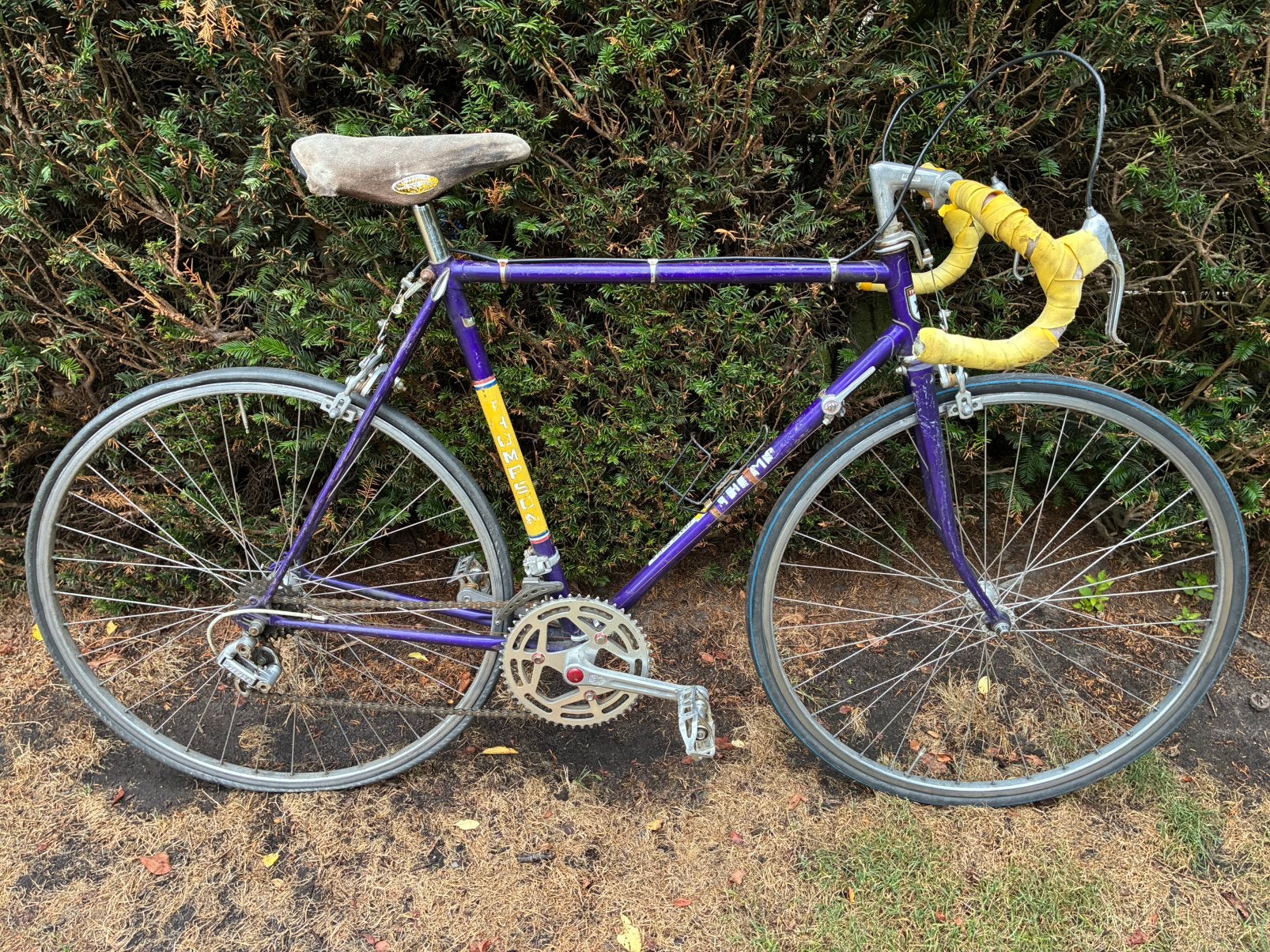 Vintage koersfiets thompson, Vélos & Vélomoteurs, Vélos | Ancêtres & Oldtimers, 51 à 55 cm, Enlèvement, Frein sur jante, Années 60 ou plus récent