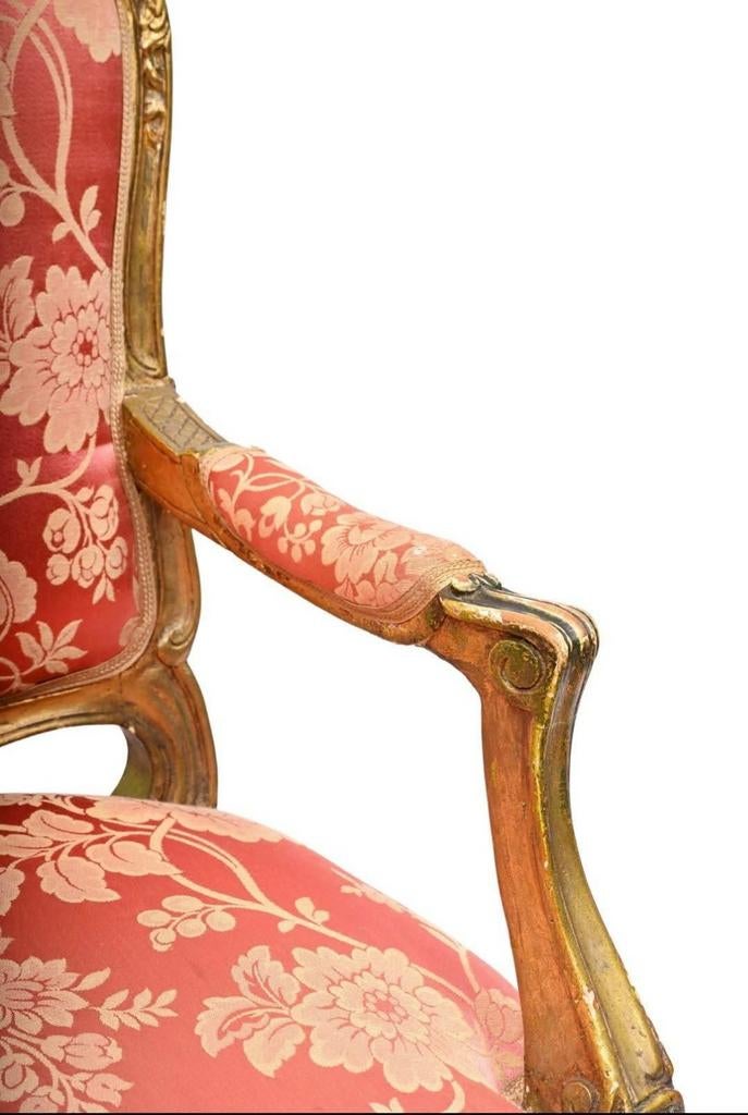 Antieke Franse vergulde fauteuil – 19e eeuw
Elegante Franse, Ophalen