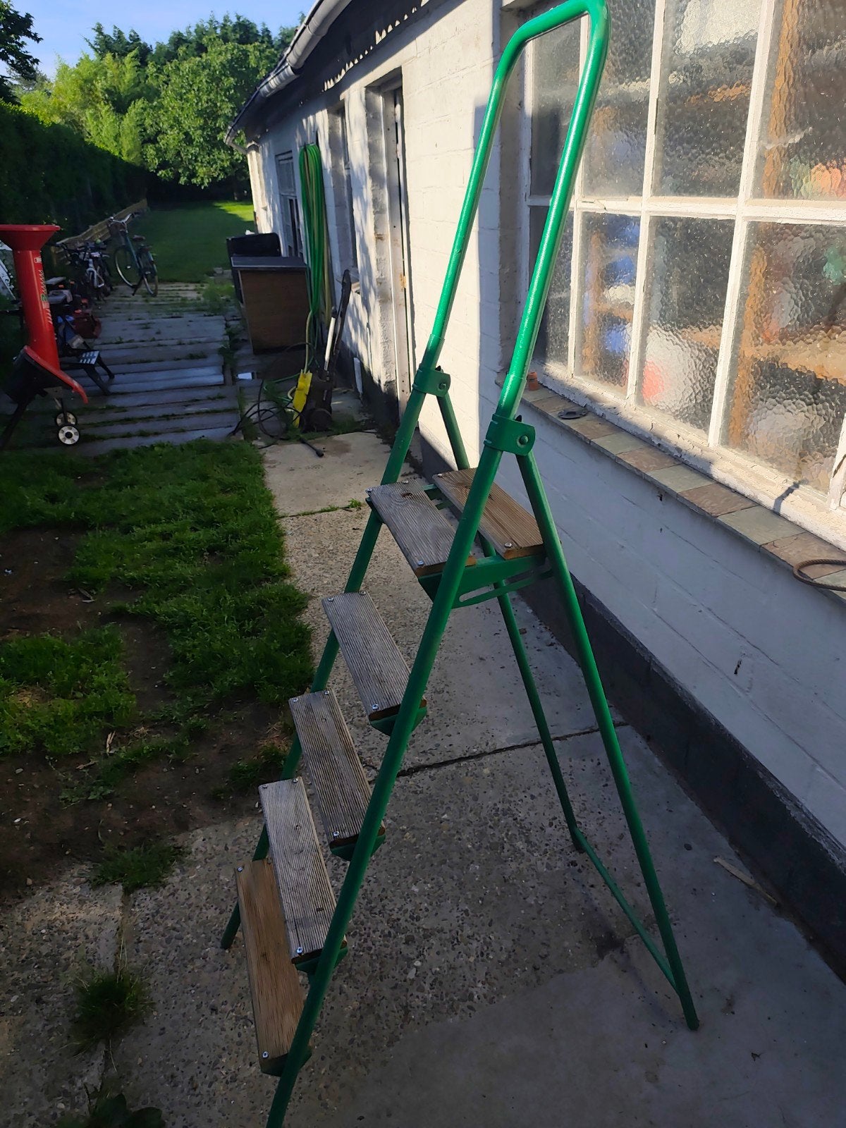 Trapladder, Ophalen