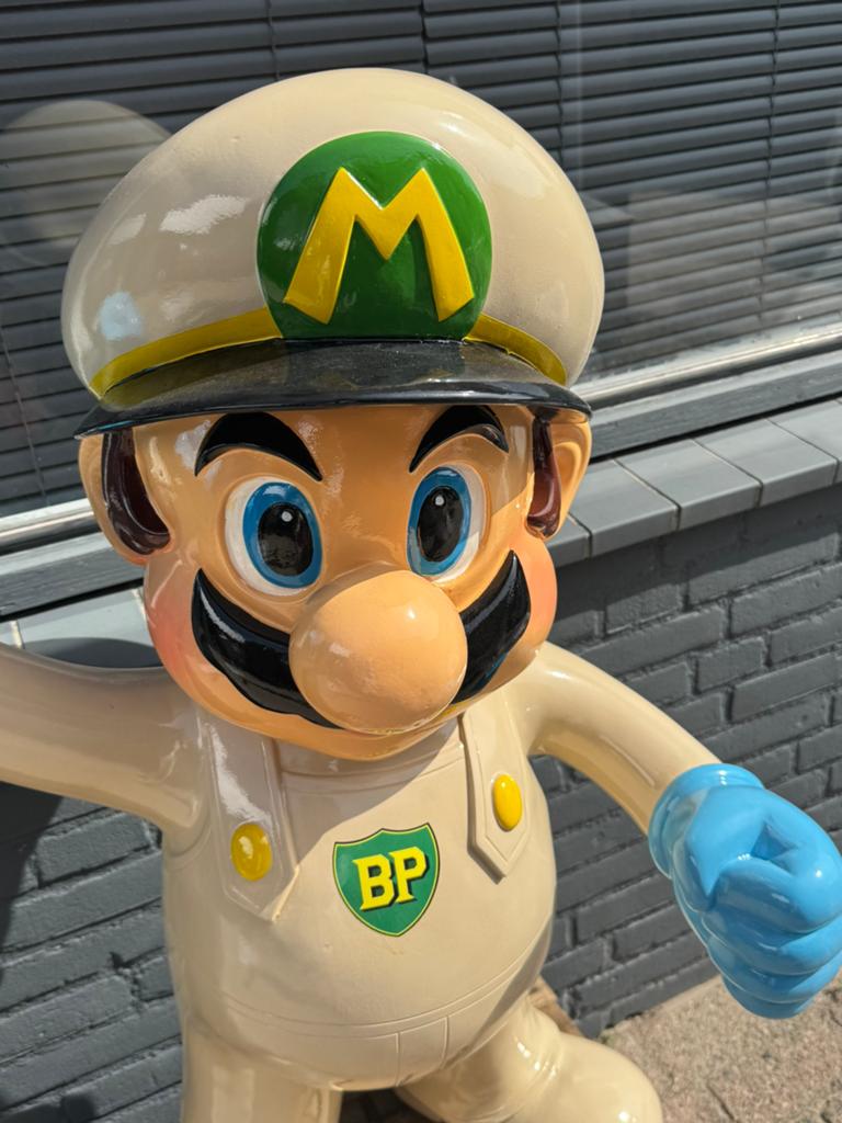 Groot Mario BP reclame beeld decoratie, Verzamelen, Ophalen, Zo goed als nieuw, Mens