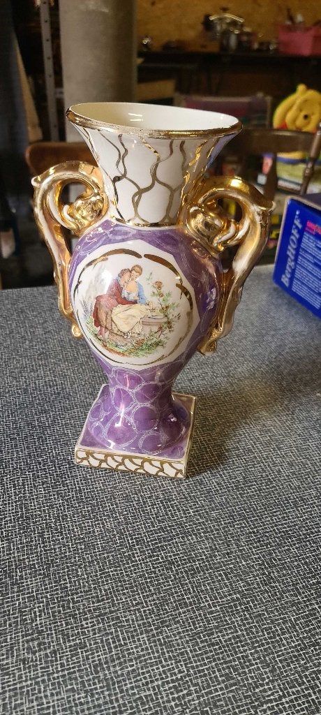 Siervaas met verliefd koppeltje, Antiek en Kunst, Ophalen