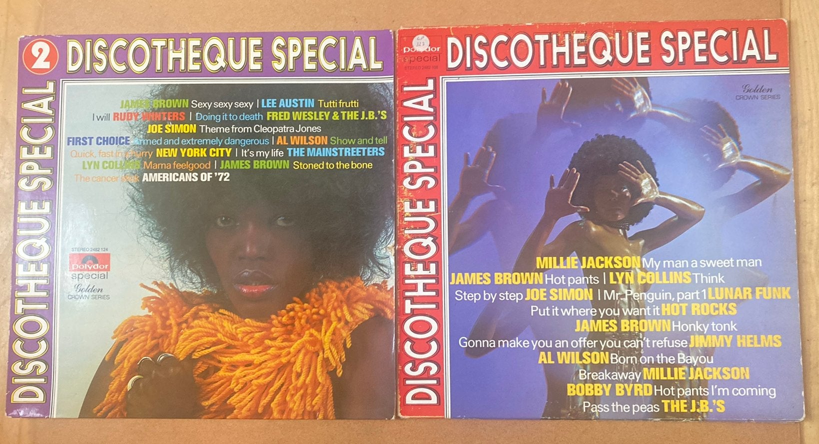2 Soul/Funk platen - Discotheque Special 1& 2, Ophalen of Verzenden, Funk