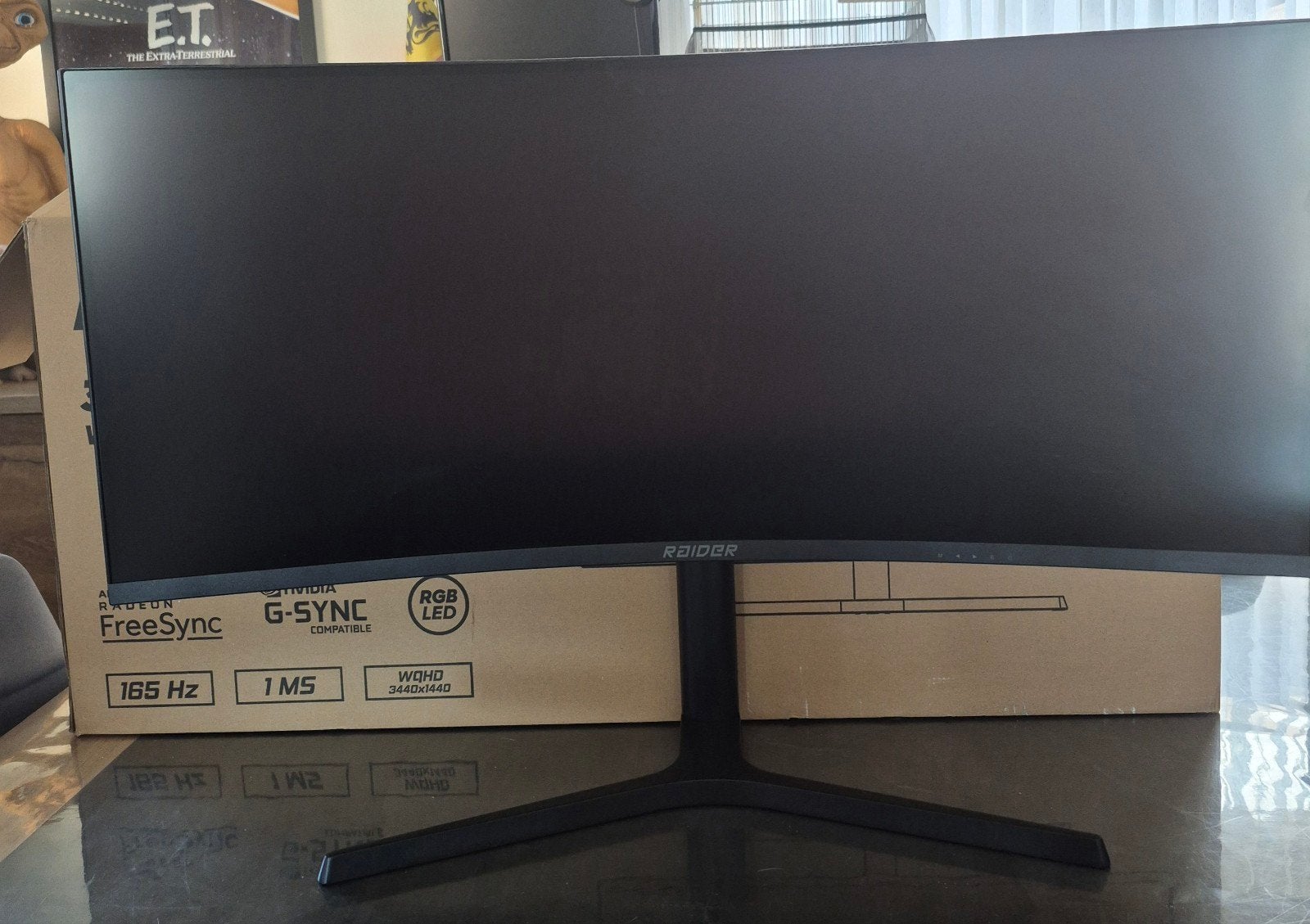 gaming scherm Raider 34", Computers en Software, Gaming, Ophalen of Verzenden, Zo goed als nieuw, 1 tot 2 ms