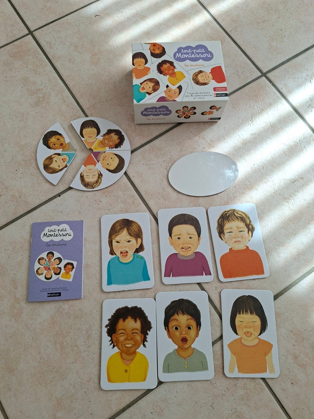 les émotions coffret montessori, Utilisé, Découverte