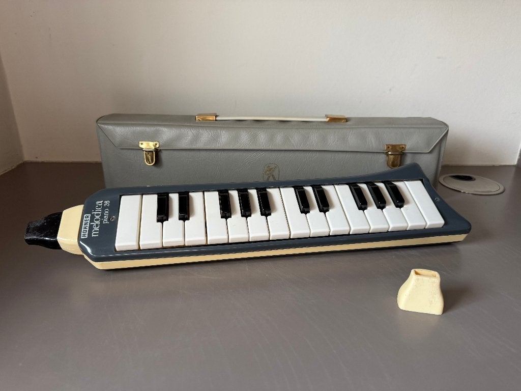 Melodica, Muziek en Instrumenten, Blaasinstrumenten | Overige, Ophalen, Gebruikt, Overige soorten, Met koffer of draagtas