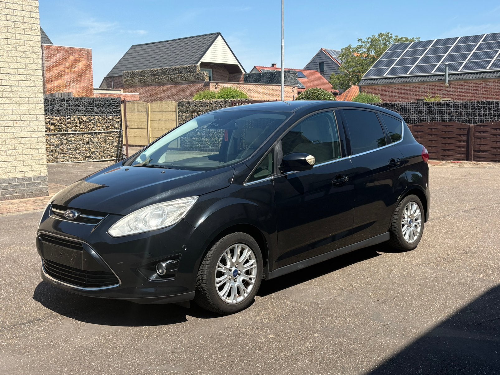 Ford C-Max 1.6 TDCi Full Option – €3.450, Auto's, Ford, Parkeersensor, Euro 5, Beige, Zwart